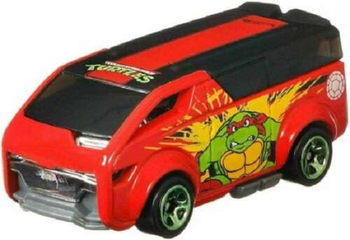Hotwheels Hot Wheels Diecast Model Car Nickelodeon Teenage Mutant Ninja Turtles Vanster Raphael new