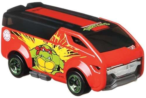 Hotwheels Hot Wheels Diecast Model Car Nickelodeon Teenage Mutant Ninja Turtles Vanster Raphael new