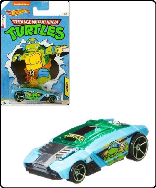 Hotwheels Hot Wheels Diecast Model Car Nickelodeon Teenage Mutant Ninja Turtles Rogue Hog Leonardo