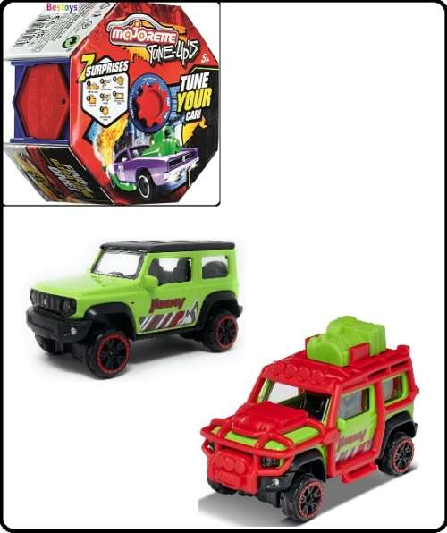 Majorette Diecast Model Car Tune Ups Suzuki Jimny + body kit + decals 1/64 scale new in pack