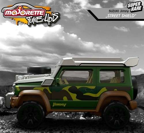 Majorette Diecast Model Car Tune Ups Suzuki Jimny + body kit + decals 1/64 scale new in pack