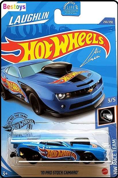 Hotwheels Hot Wheels Diecast Model Car 2019 250 / 250 Chevy Chevrolet Camaro Pro Stock 2010 Laughlin
