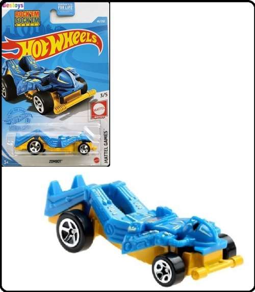 Hotwheels Hot Wheels Diecast Model Car 2021 46 / 250 Zombot Mattel Games new in pack