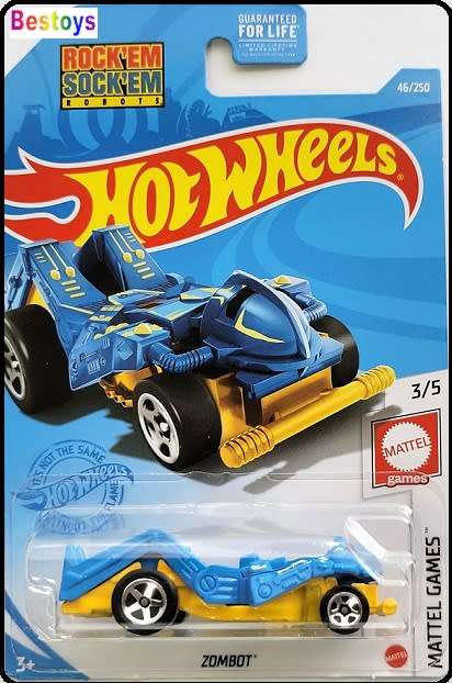 Hotwheels Hot Wheels Diecast Model Car 2021 46 / 250 Zombot Mattel Games new in pack