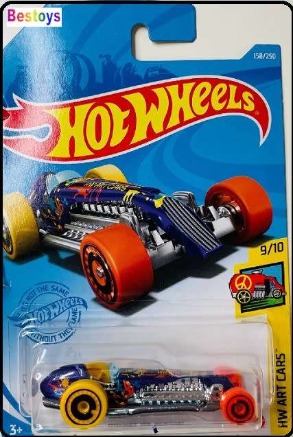 Hotwheels Hot Wheels Diecast Model Car 2021 158 / 250 Rocket Oil Special Art Cars new in pack