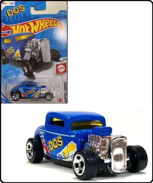 Hotwheels Hot Wheels Diecast Model Car 2021 27 / 250  Ford 1932 "DOS" Mattel Games 1/64 scale new