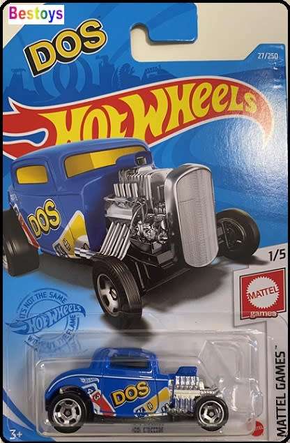 Hotwheels Hot Wheels Diecast Model Car 2021 27 / 250  Ford 1932 "DOS" Mattel Games 1/64 scale new