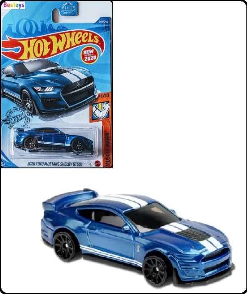 Hotwheels Hot Wheels Diecast Model Car First Ed 2020 248 / 250 Ford Mustang Shelby GT 500 GT500 2020