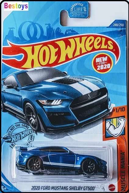 Hotwheels Hot Wheels Diecast Model Car First Ed 2020 248 / 250 Ford Mustang Shelby GT 500 GT500 2020