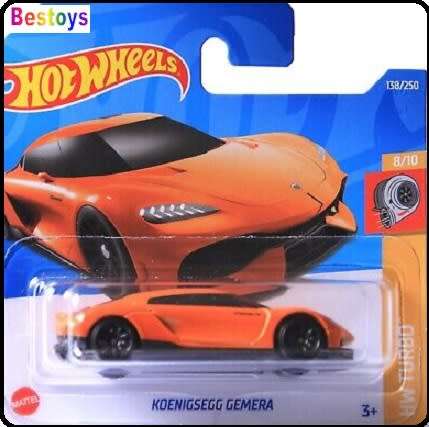 Hotwheels Hot Wheels Diecast Model Car 2022 138 / 250  Koenigsegg Gemera Turbo 1/64 scale new in pac