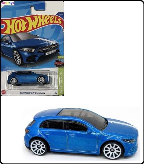 Hotwheels Hot Wheels Diecast Model Car 2022 18 / 250 Mercedes Benz A Class 2019 Hatchbacks 1/64 scal