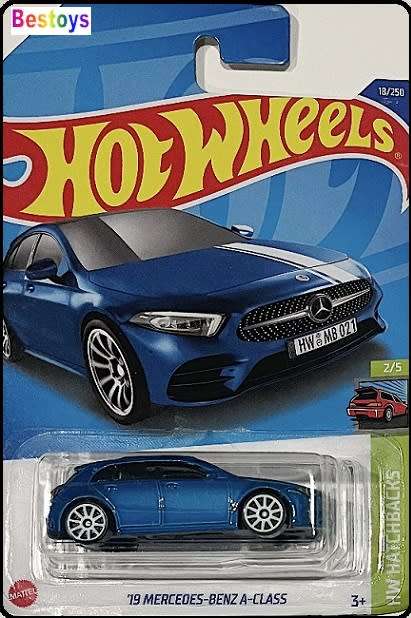 Hotwheels Hot Wheels Diecast Model Car 2022 18 / 250 Mercedes Benz A Class 2019 Hatchbacks 1/64 scal