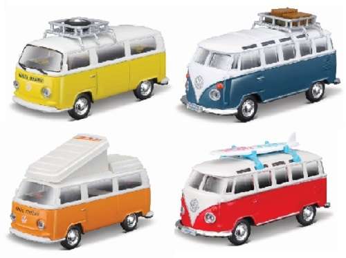 Maisto Weekenders VW Volkswagen Kombi Bus T 2 T2 + roofrack 1/43 scale