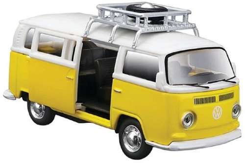 Maisto Weekenders VW Volkswagen Kombi Bus T 2 T2 + roofrack 1/43 scale