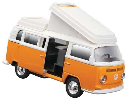 Maisto Diecast Model Car Weekenders VW Volkswagen Kombi Bus T 2 T2 Camper 1/43 scale new in pack