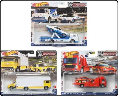 Hotwheels Hot Wheels Diecast Model Car Culture Team Transport Nissan Silvia S15 + Aero Lift `HKS` Tr