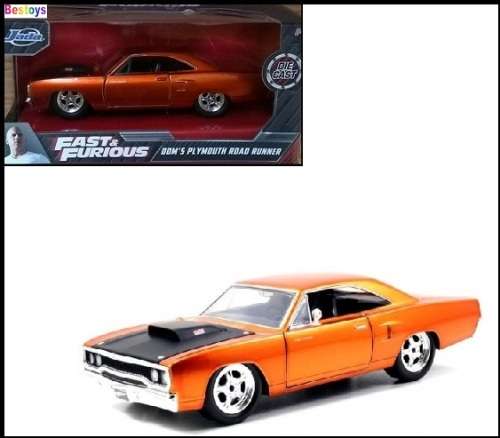 JADA Diecast Model Car Plymouth Road Runner Dom Fast & Furious Movie Film TV 1/32 scale new in pack