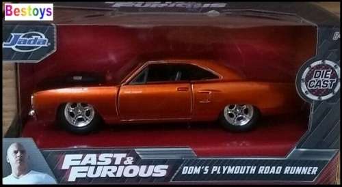 JADA Diecast Model Car Plymouth Road Runner Dom Fast & Furious Movie Film TV 1/32 scale new in pack