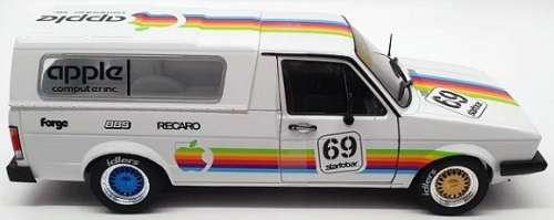 Solido Diecast Model Car S1803504 VW Volkswagen Caddy Mk 1 Mk1 Pickup 1982 with canopy `Apple` 1/18