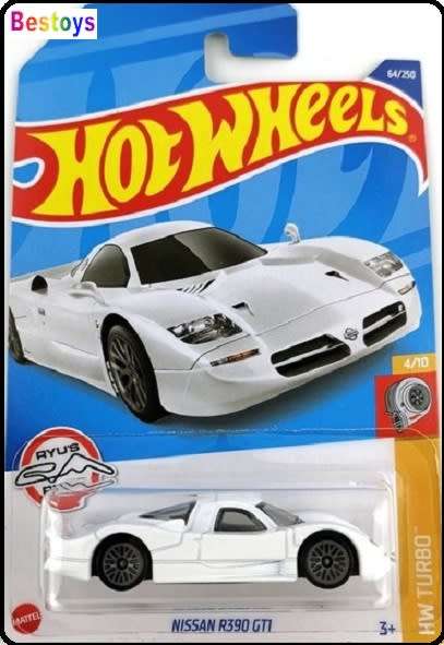 Hotwheels Hot Wheels Diecast Model Car 2022 64 / 250 Nissan R 390 R390 GTi Turbo 1/64 scale new