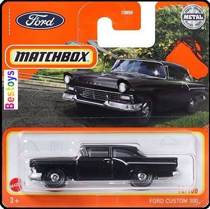 Matchbox Diecast Model Car 2022 10 / 100 Ford Custom 300 1/64 scale new in pack