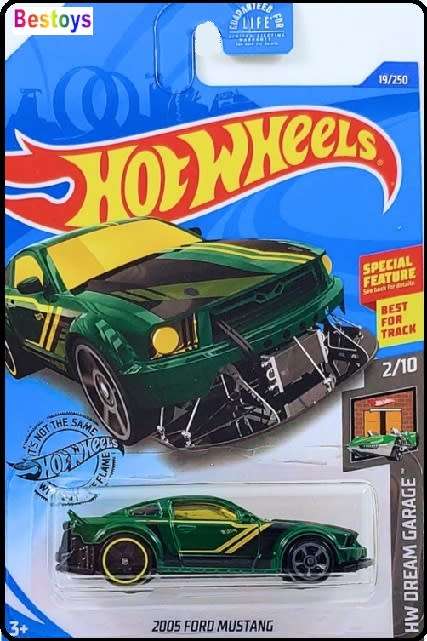 Hotwheels Hot Wheels Diecast Model Car 2020 19/250 Ford Mustang 2005 Dream Garage 1/64 scale new
