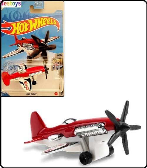 Hotwheels Hot Wheels Diecast Model Plane 2021 132 / 250 Mad Propz Metro new in pack