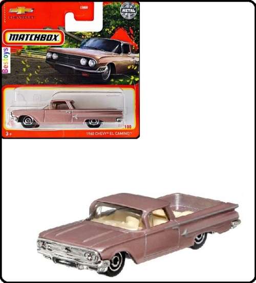 Matchbox Diecast Model Car 2022 33 / 100 Chevy Chevrolet El Camino 1960 1/64 scale new in pack