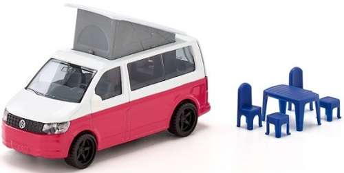 SIKU Diecast Model 1922 VW Volkswagen Kombi T 6 T6 California camper + accessories 1/50 scale new