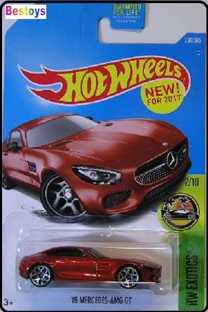 Hotwheels Hot Wheels Diecast Model Car First Ed 2017 338 / 365 Mercedes Benz AMG GT 2015 Exotics