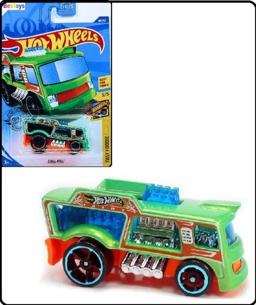 Hotwheels Hot Wheels Diecast Model Car 2019 18 / 250 Chill Mill Truck Fast Foodie new in pack