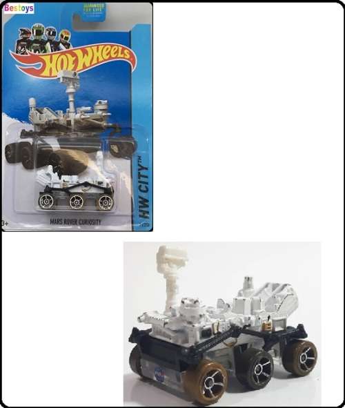 Hotwheels Hot Wheels Diecast Model Car 2014 71 / 250 Mars Rover Curiosity Explorer new in pack