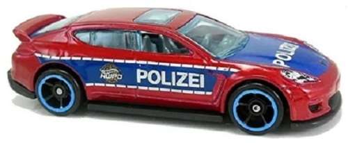 Hotwheels Hot Wheels Diecast Model Car 2019 100 / 250 Porsche Panamera Police `Polizei` Rescue 1/64