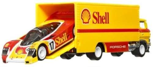 Hotwheels Hot Wheels Diecast Model Car Culture Team Transport Porsche 962 + Sakura Sprinter `Shell`