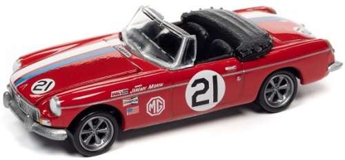 Johnny Lightning Diecast Model Car Classic Street Freaks MGB 1963 No 21 Jeremy Morin 1/64 scale new