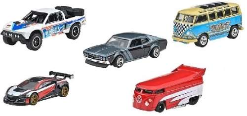Hotwheels Hot Wheels Diecast Model Car Boulevard Set VW Kombi Drag Bus Nissan Acura NSX Baja Bouncer