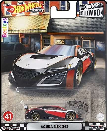 Hotwheels Hot Wheels Diecast Model Car Boulevard Set VW Kombi Drag Bus Nissan Acura NSX Baja Bouncer