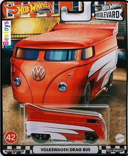 Hotwheels Hot Wheels Diecast Model Car Boulevard Set VW Kombi Drag Bus Nissan Acura NSX Baja Bouncer