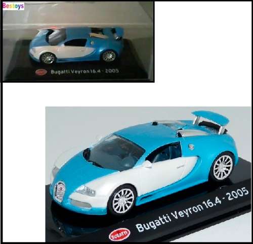 Supercars Diecast Model Car Collection Bugatti Veyron 16.4 2005 1/43 scale new in pack