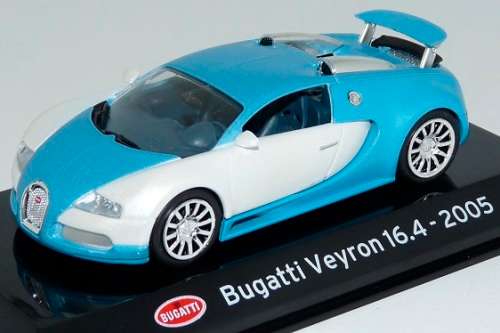 Supercars Diecast Model Car Collection Bugatti Veyron 16.4 2005 1/43 scale new in pack