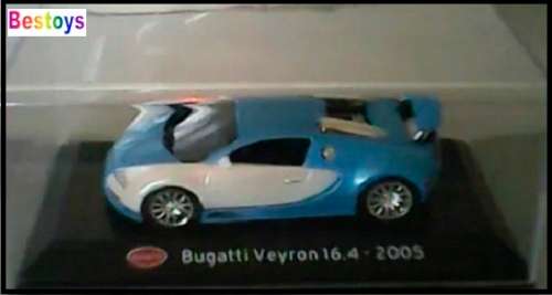 Supercars Diecast Model Car Collection Bugatti Veyron 16.4 2005 1/43 scale new in pack