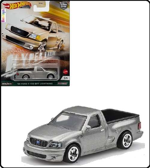Hotwheels Hot Wheels Diecast Model Car Culture Hyper Haulers Ford F 150 SVT Lightning 1999 1/64 scal