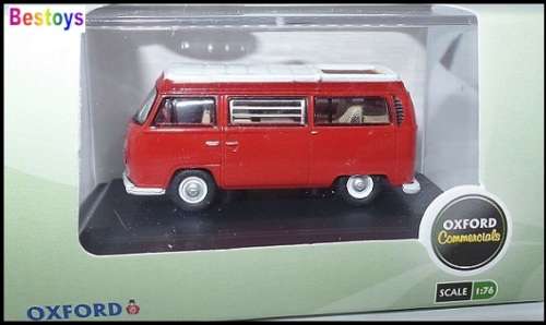 Oxford Diecast Model Car VW004 VW Volkswagen Kombi T 2 T2 Camper 1/76 OO railway scale new in pack