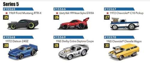 Maisto Muscle Machines Diecast Model Car Ford Mustang RTR-X 1/64 scale