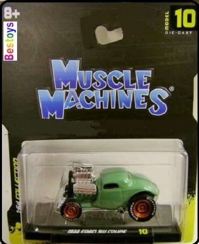 Maisto Muscle Machines Model Car Ford 3 window Coupe 1933 1/64 scale