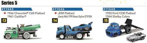 Maisto Muscle Machines Diecast Model Car Transport Ford COE Flatbed Truck 1950 + Shelby Cobra 1964