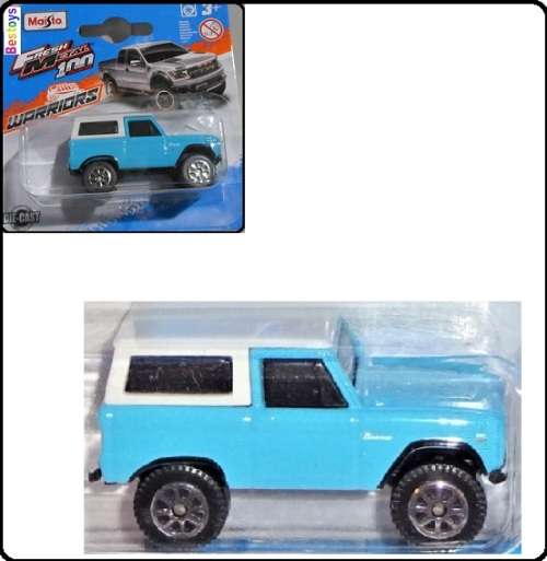 Maisto Diecast Model Car Ford Bronco 1966 1/64 scale new in pack