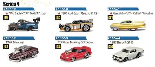 Maisto Muscle Machines Diecast Model Car Audi Quattro Sport S1 E2 1986 No 2 1/64 scale