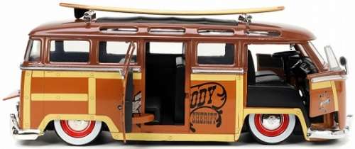 JADA 33176 VW Volkswagen Kombi Bus T 1 T1 + Woody Figurine Toy Story Disney Movie