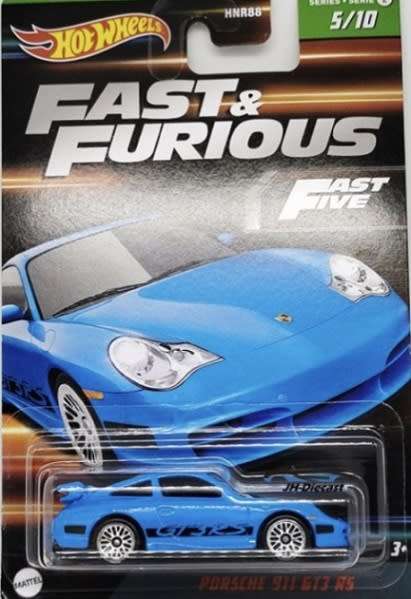 Hotwheels Hot Wheels Diecast Model Car Set 2 Fast & Furious Nissan Skyline Porsche Mitsubishi Mazda